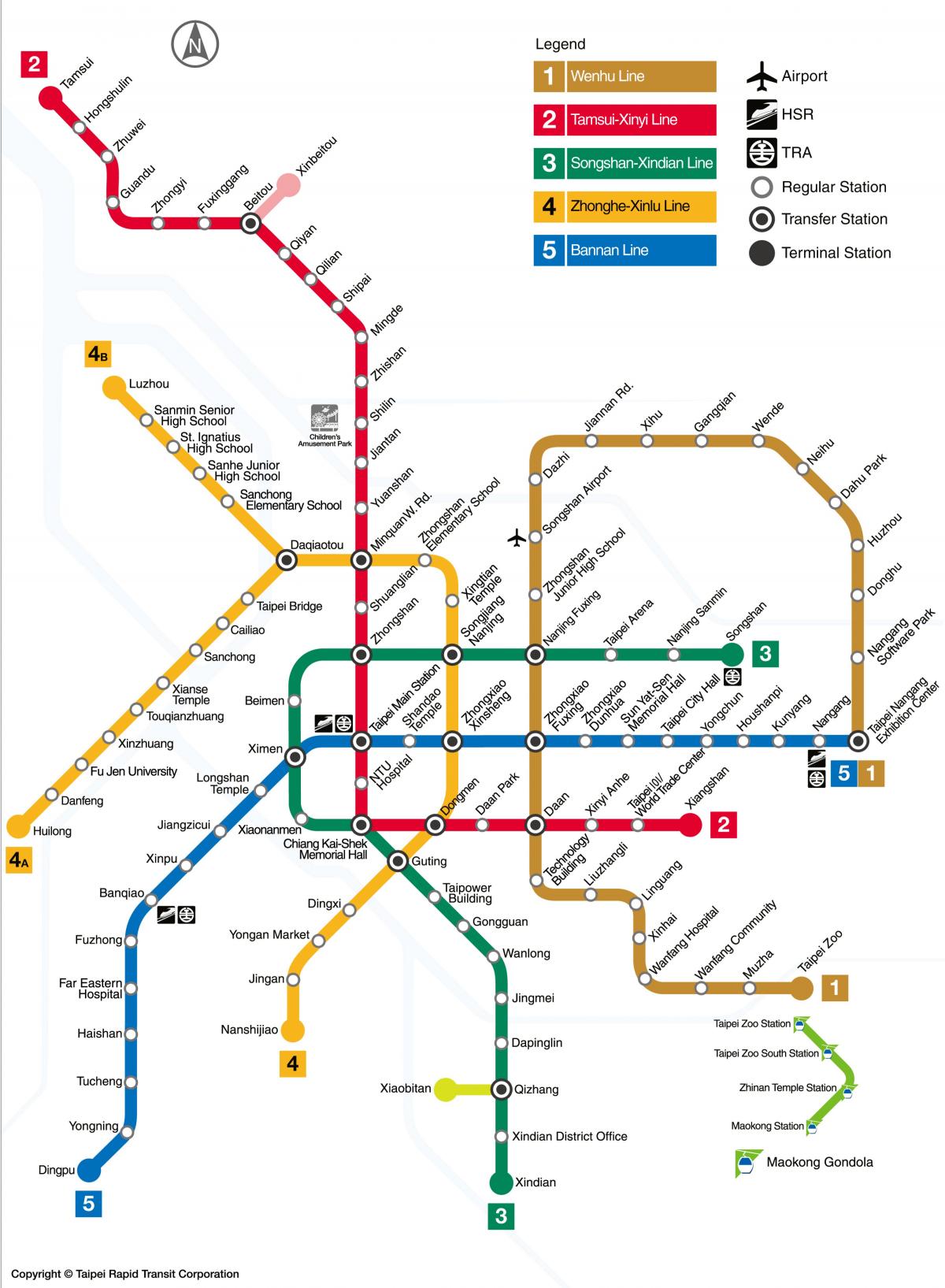 تایپه tube map