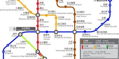 Thsr تایپه نقشه ایستگاه