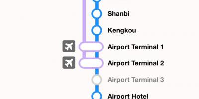 تایپه mrt map taoyuan فرودگاه