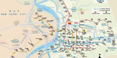 Taipei city map